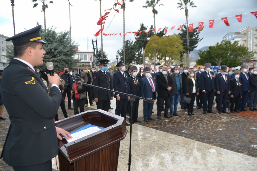 Bozyazı’da Çanakkale Zaferi’nin yıldönümü törenle kutlandı